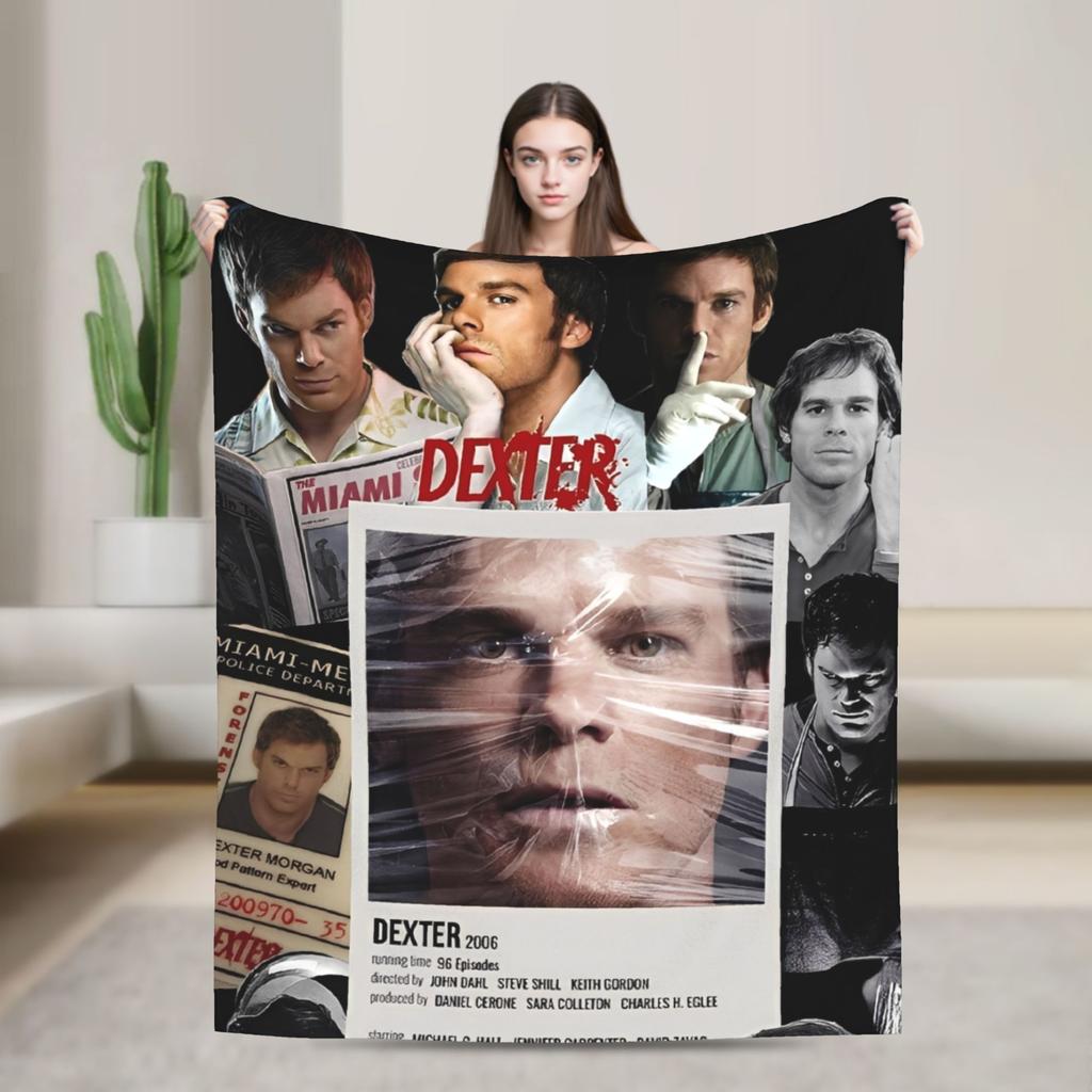 Dexter Blanket Quality Soft Warm Throw Blanket Autumn Kids Home Decor Fluffy Bedspread