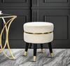 Stool Paris Beige Gold Cm Ø 35X40,5