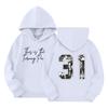 Children's Fashion Hooded Long Sleeved Printed Casual Pullover Sweatshirt Top