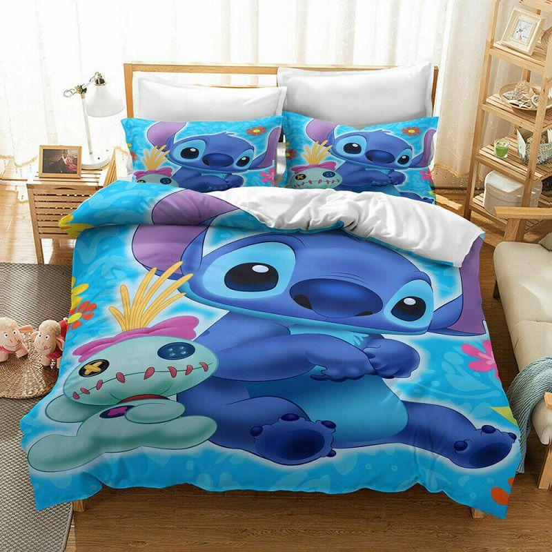 Cozy Lilo Stitch Bedding Set With Stylish Duvet Cover And Pillowcase Design