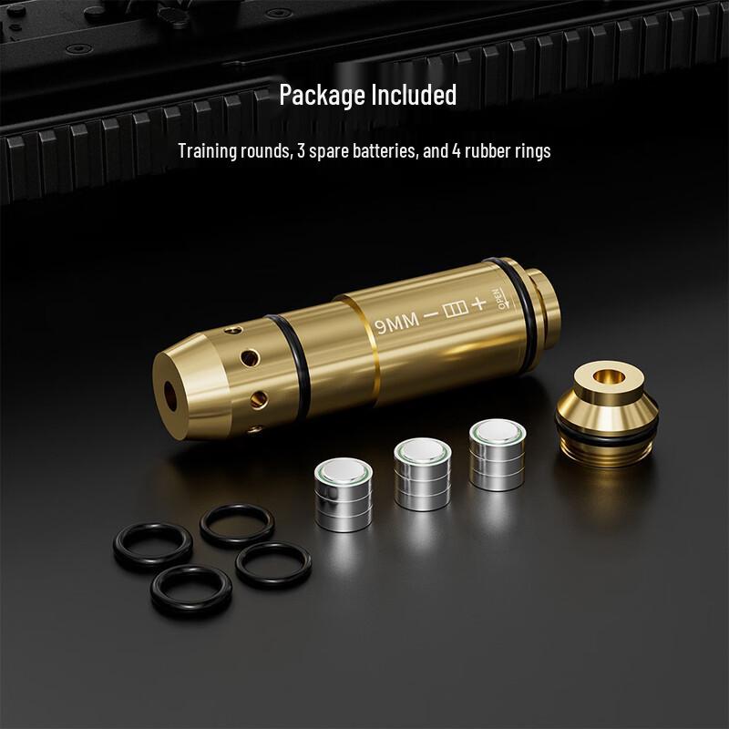 MILING 9mm Metal Dry Fire Red Laser Trainer