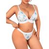 Plus Size Sexy Lingerie Set European and American Sexy Nightdress Sexy Bra Set