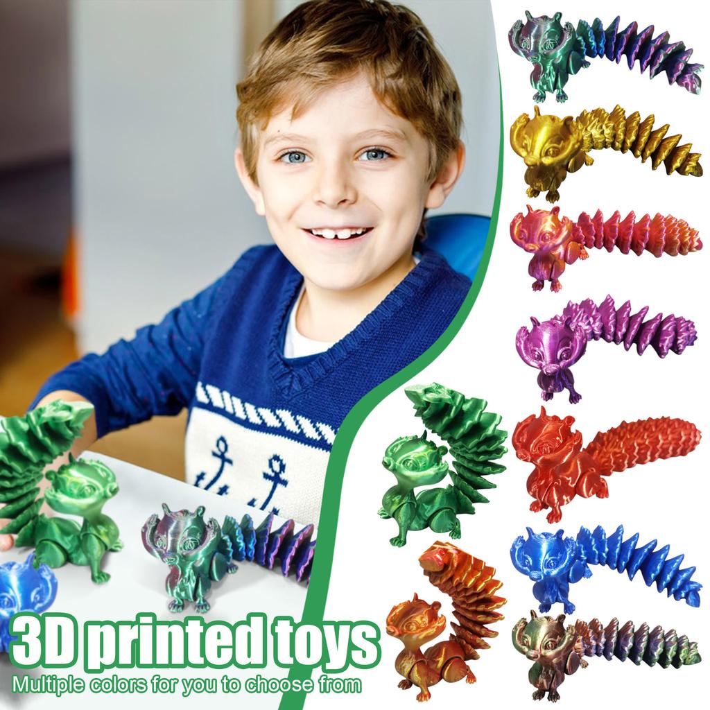 3D Printed Movable Toy, With Movable Joints, 3D Printed Toy Decoration, Stress Relief, Movable