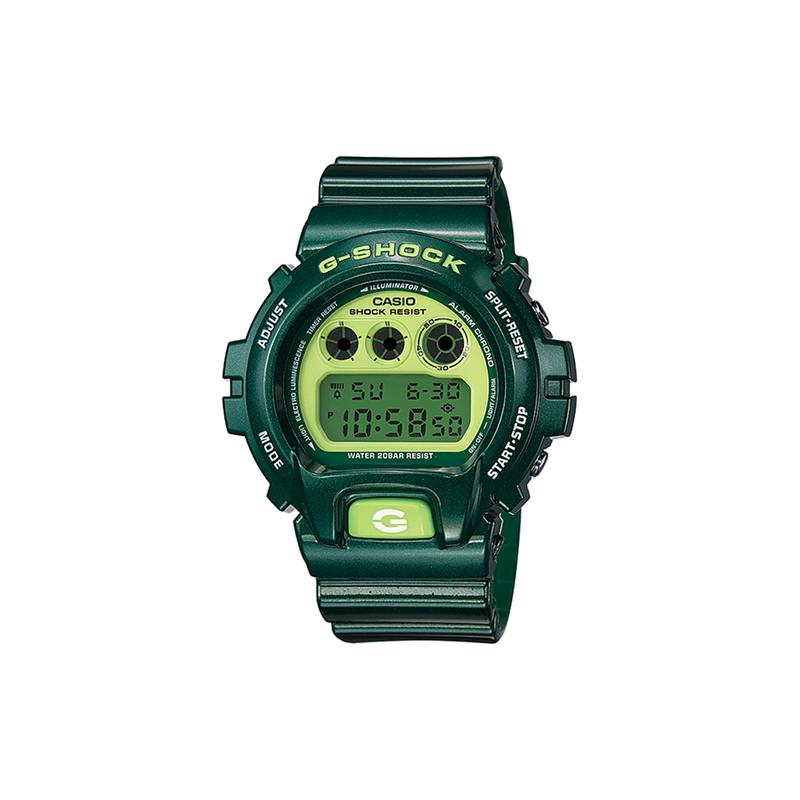 Casio G-SHOCK Crazy Colors Лунный Календарь Приливов и Отливов Многофункциональный Будильник Ударопрочный 200 метров Водонепроницаемый Кварцевый Механизм Японский DW-6900CC-3