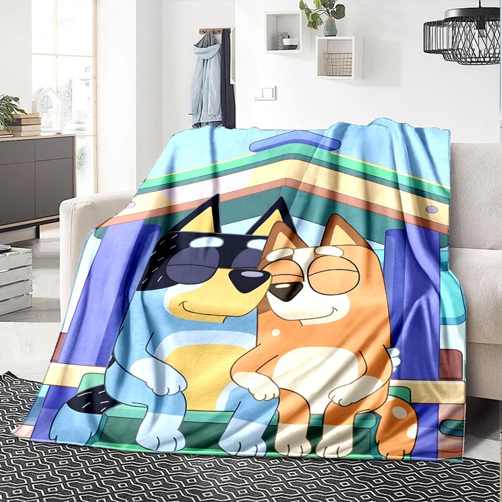 1pc B-Blucy Blanket, Gift, for Men and Women, Soft Blanket, Good for Sofa Bed Couch Travel, Lightweight Flannel Blanket