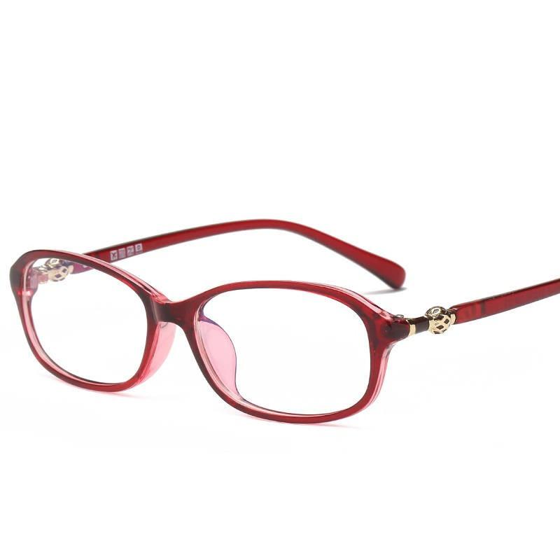 High-definition fashionable and elegant new metal prescription glasses for women, anti-blue light reading glasses for the elderly