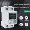 60A Dds1108 ЖК-цифровой дисплей Однофазный счетчик электроэнергии с подсветкой Однофазный счетчик электроэнергии Тестовые приборы Детекторы