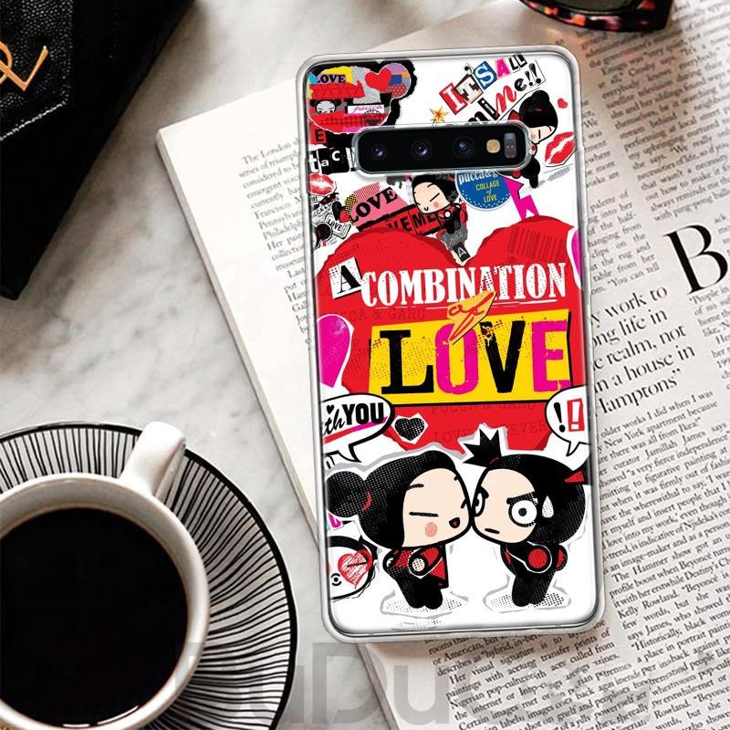 Милый Мультяшный Чехол Pucca Garu Для Samsung Galaxy M12 M21 M30S M31 M32 Чехол Для Телефона M51 M52 Note 20 Ultra 10 Plus 9 8 J4 J6 + J8 M1