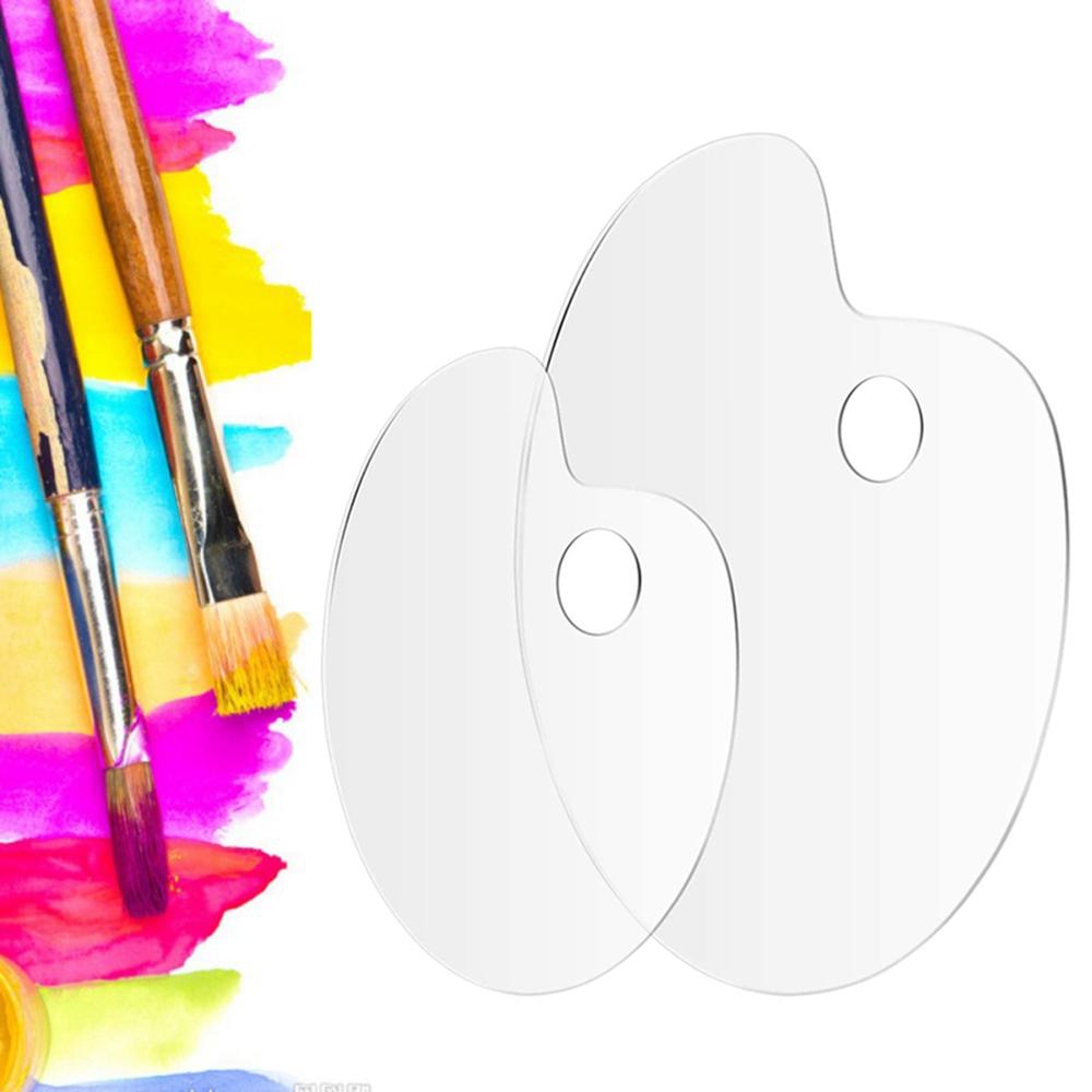 Painted Drawing Supplies Oil Painting Palettes Painting Palette Clear Paint Tray Pigment Pallet