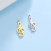 1pc Music Musical Instrument Pendant Stainless Steel Guitar Accordion Microphone Charms For Necklace Making