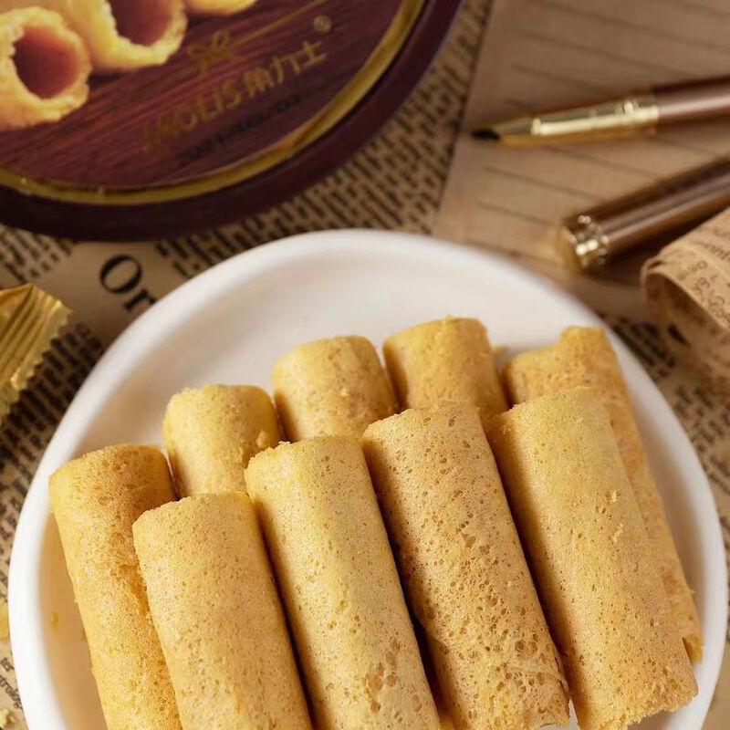 JAOLIS Оригинальные Яичные Рулетики из Гонконга 208 г Подарочная Коробка