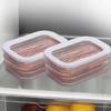 Пластиковый контейнер для хранения продуктов, безопасный для холодильника, с герметичной крышкой, безопасный для посудомоечной машины, прозрачный, органайзер для кухни