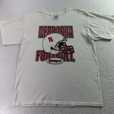 Винтажная футболка Nebraska Huskers Cornhuskers по американскому футболу 90-х годов
