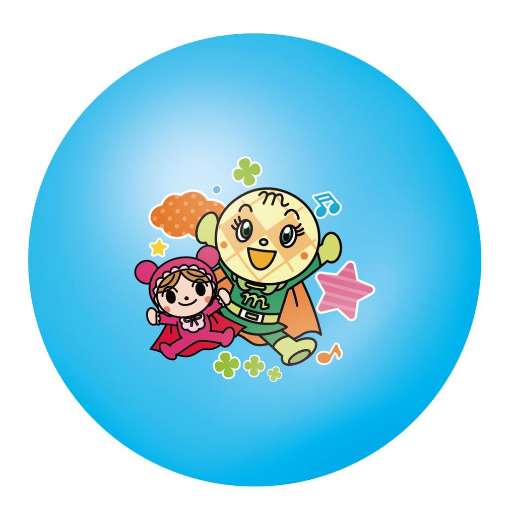 Anpanman Цветной Мяч 8 Синий Нет. [20,5 см]