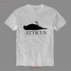 Футболка ATTICUS Мужская Черная Размер S 5XL Винтажная Стиранная Повседневная Удобная Дышащая Мягкая С Принтом Мужская Дизайнерская Одежда Versati...