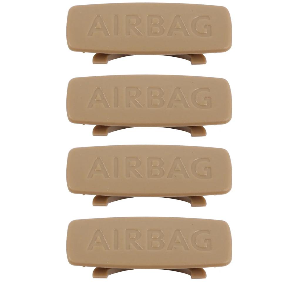1/4Pcs Car Airbag A B C Pillar Insert Trim Cover Badge For CC Golf Jetta Passat Polo Touran 5G0853437 1K0853437 3C0853437