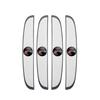 4Pcs Car Door Rearview Mirror Protector Stickers Rubber Anti-Collision For Ford ST Line Focus Mustang Fiesta Puma Ranger Kuga IL8