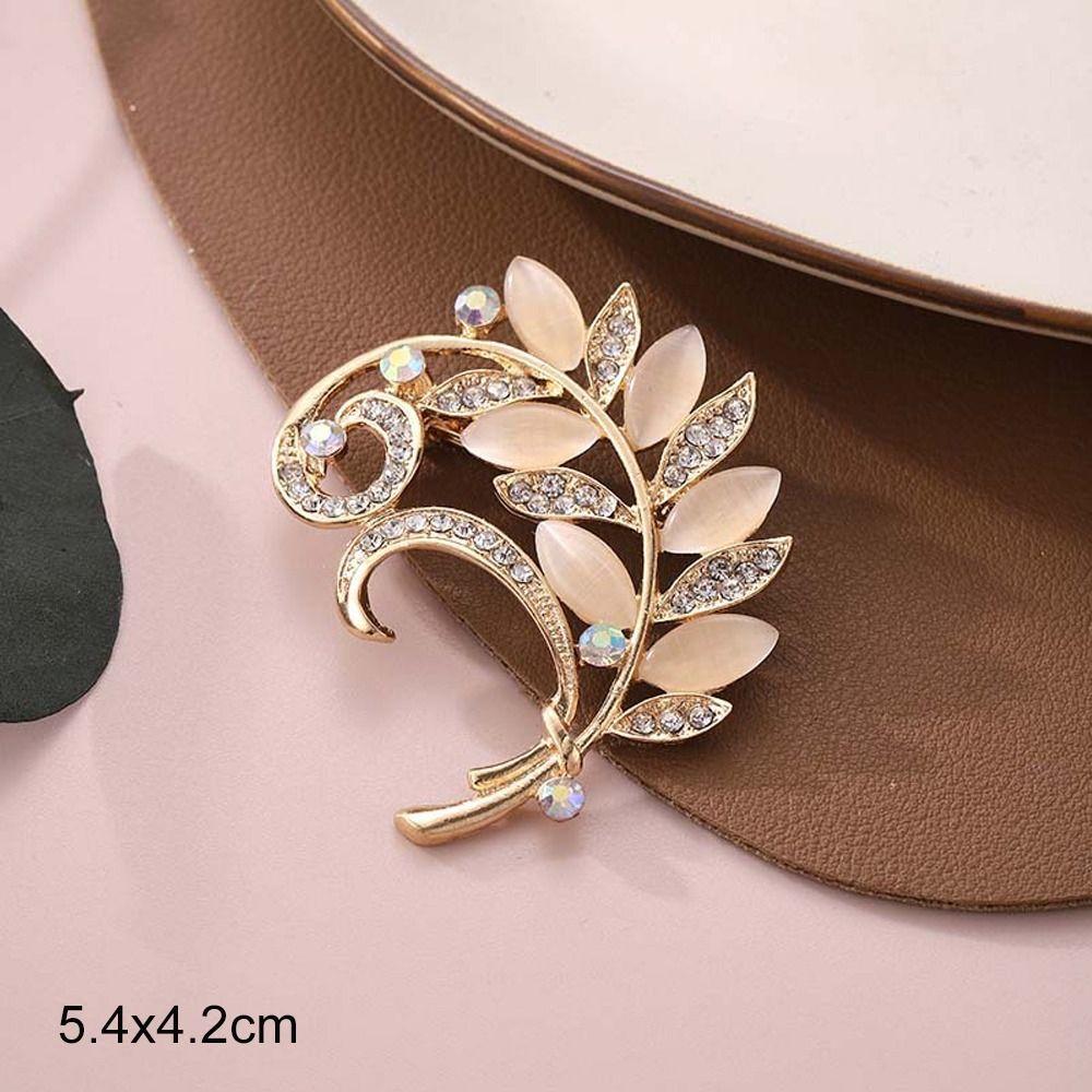 Anti-glare Alloy Pin Butterfly Rhinestone Brooch High-end Flower Brooch Women