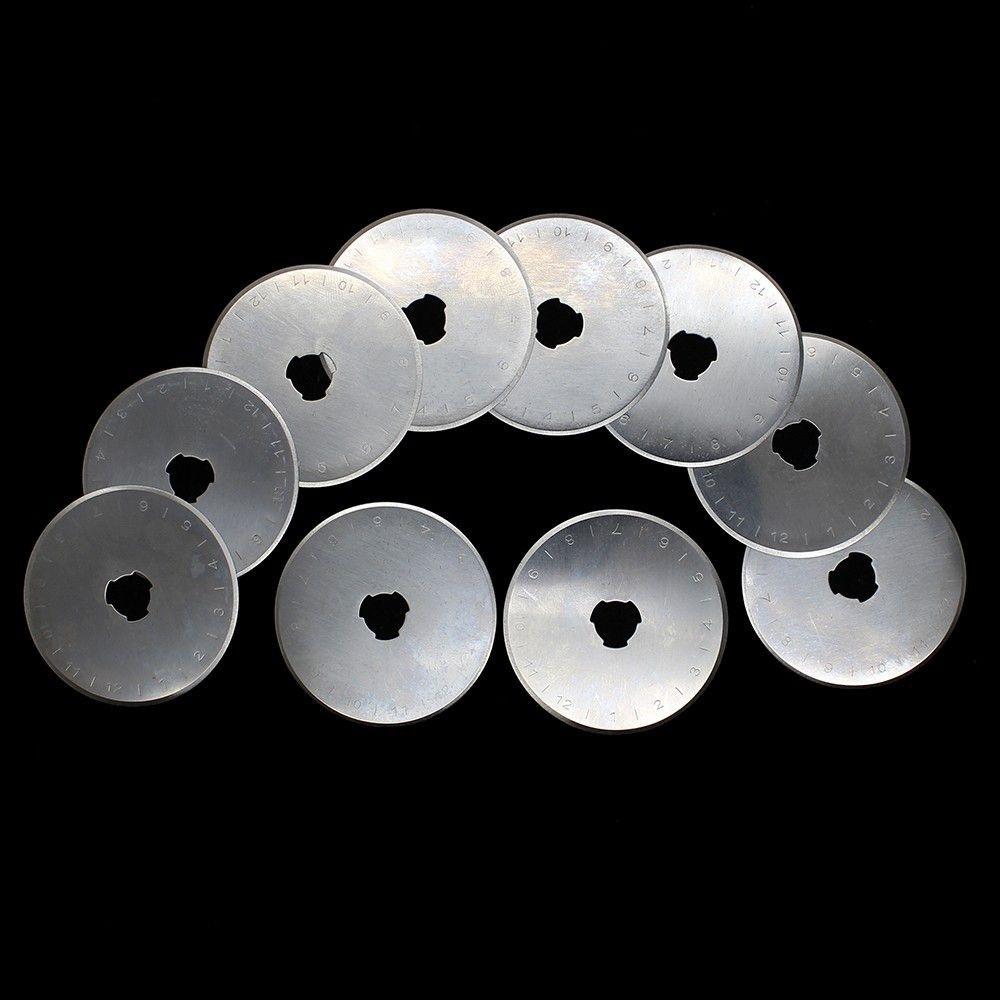 28/45/60 мм запасные части для лоскутных ремесел отрезанные домашние швейные инструменты круглые стальные роторные лезвия