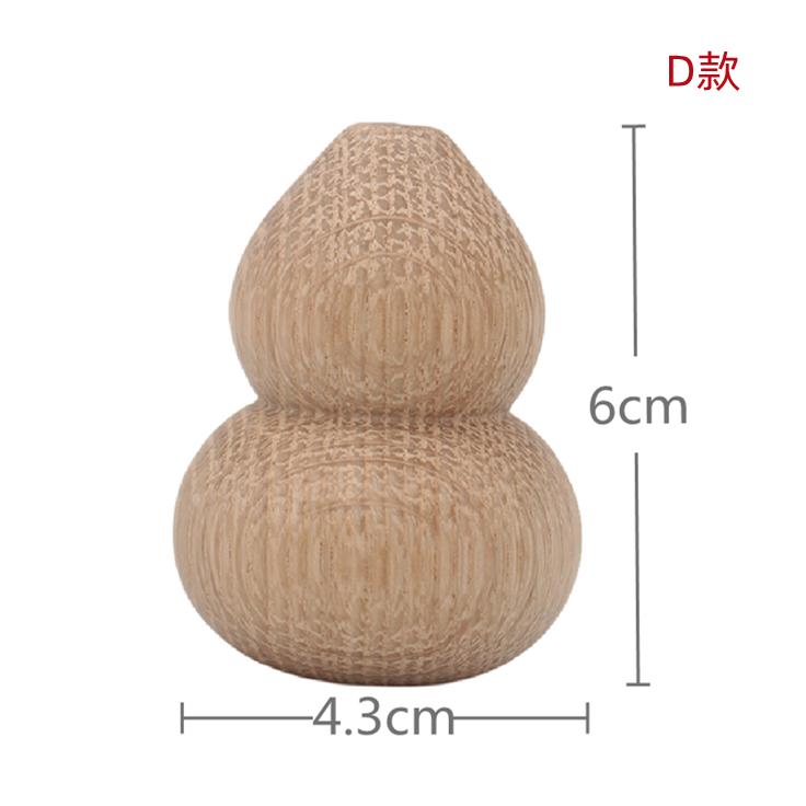 Wooden Flower Vase Natural Solid Wood Plants Flower Pot Art Vases Wedding Home Office Table  Decoration Crafts