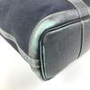 HERMES Garden File MM Bag Tote Bag Shoulder Bag Leather / Canvas Black