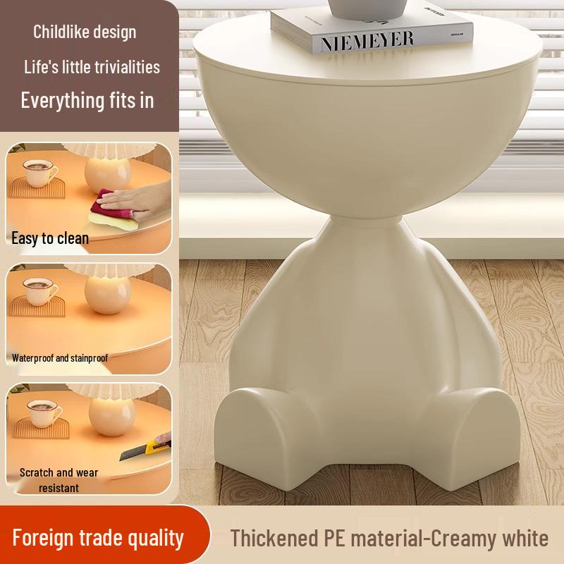 Современный минималистичный прикроватный и кофейный столик: Простой, креативный дизайн для спальни, гостиной, балкона или угловых пространств.