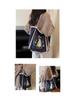 2025 Autumn Embroidered Nylon Tote: Large Capacity Fashion Shoulder Bag for Shopping & Commuting