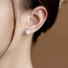 National Trend Style Hetian Jade Earrings for Women In Summer Small, Exquisite and Simple Temperament Jade Earrings