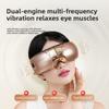 Professional Rated Eye Massager Hot Compress Eye Double-layer Airbag Multi-frequency True Intelligent Charging Eye Mask Relieve Fatigue Promote Sleep