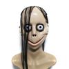 New Halloween Horror With Long Hair Mo Mo Mask Funny Mask V-Shaped Mouth Mask