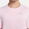 Nike Быстросохнущие футболки унисекс розовые с круглым вырезом CZ9185-664