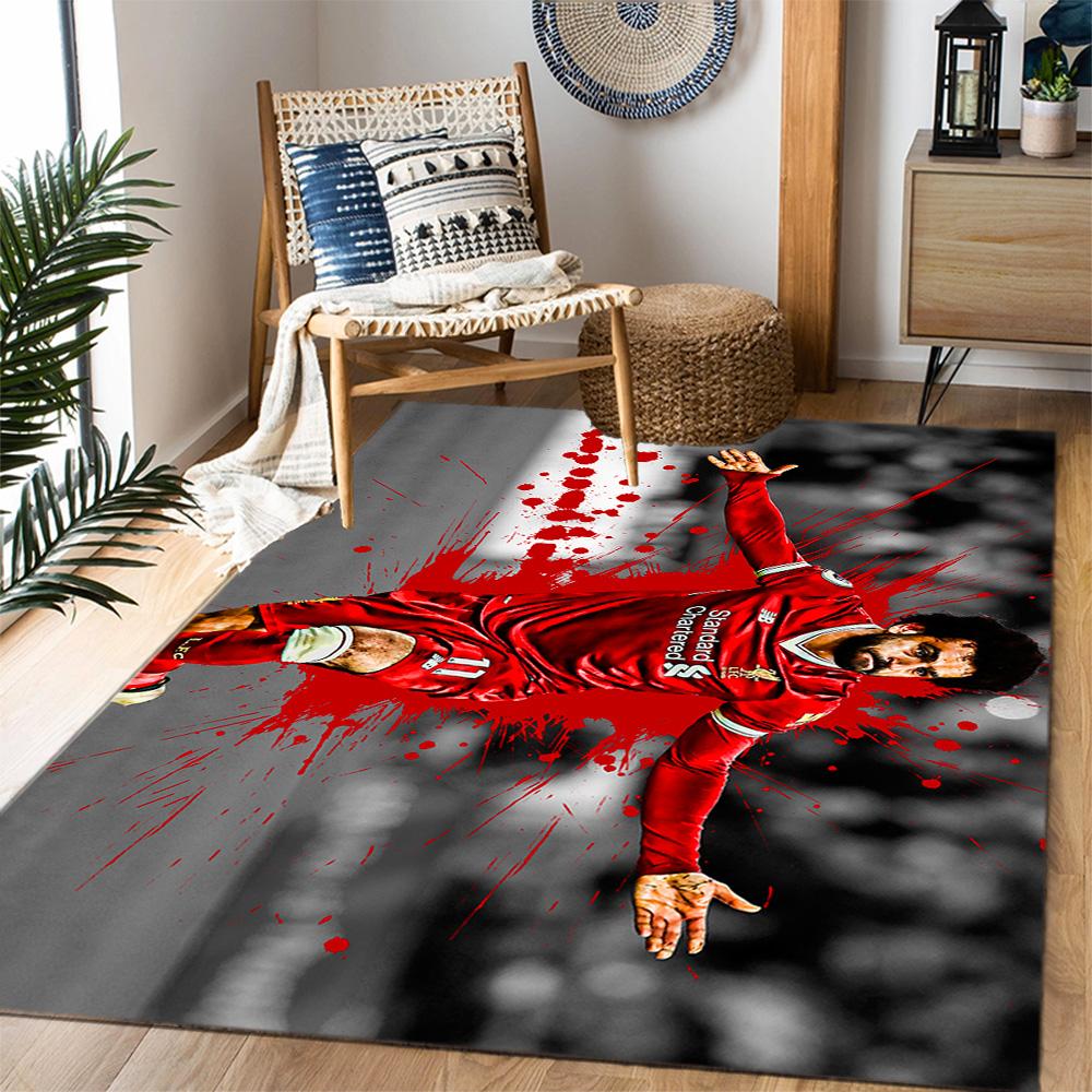 Salah's Dynamic Sprint Floor Rug Office Rug Suitable for Foyer Playrooms Dining Room Living Rooms Antislip Carpet Anime Office Decor Best for Christma