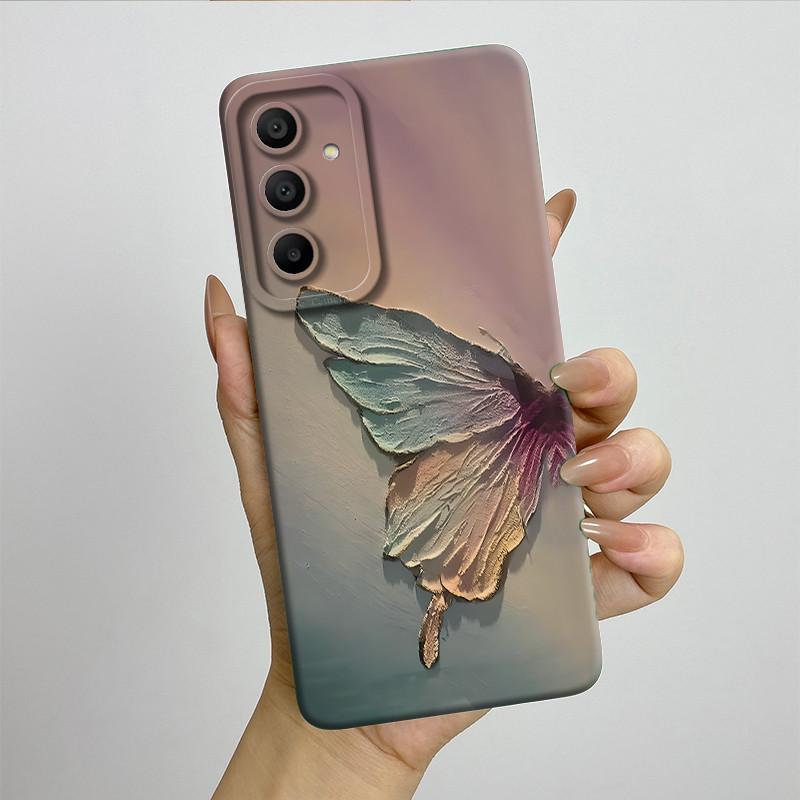 Sweet Soft Phone Case for Samsung Galaxy A15 A155 A156 4G 5G Fashion Cool Painted Cases Protection Back Cover Accessories Casing