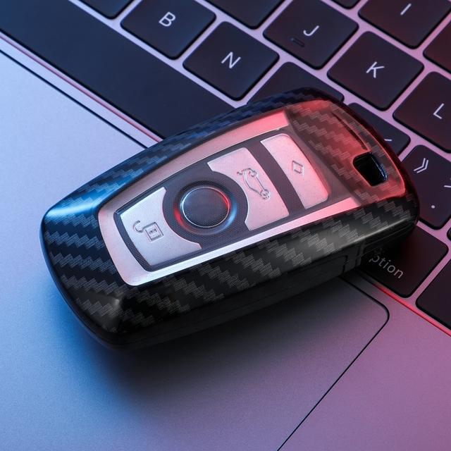 Пластиковый автомобильный смарт-брелок, чехол, подходит для BMW 3, 4, 5 серии, 320i, 530i, 550i, F20, F21, F30, F31, F25, F01, F02, ключ