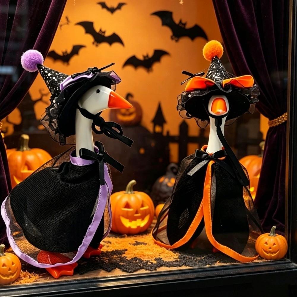 1 Set Cloak Design Mini Doll Dress-Up Witch Theme Cosplay Costume Outfit Halloween Party Decor