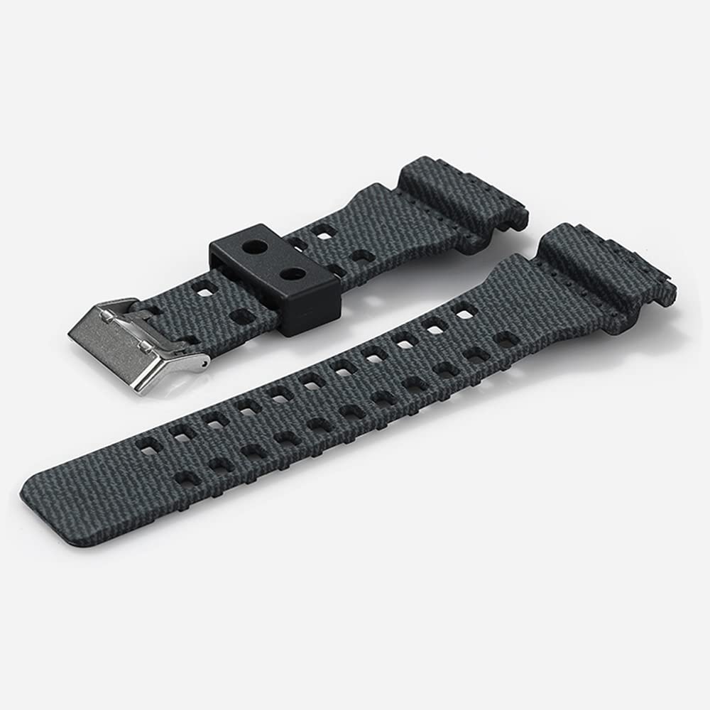 16 мм Полосатый Водонепроницаемый Сменный Ремешок для Часов для Casio и Band, G-Shock G-8900A, GR-8900A, GW-8900A, GA-110, GA-100, GD-100, GD-110 (черный)