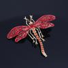 Fashion Dragonfly Crystal Brooch Women Shirt Suit Rhinestone Insect Animal Pins Brooches Party Gift