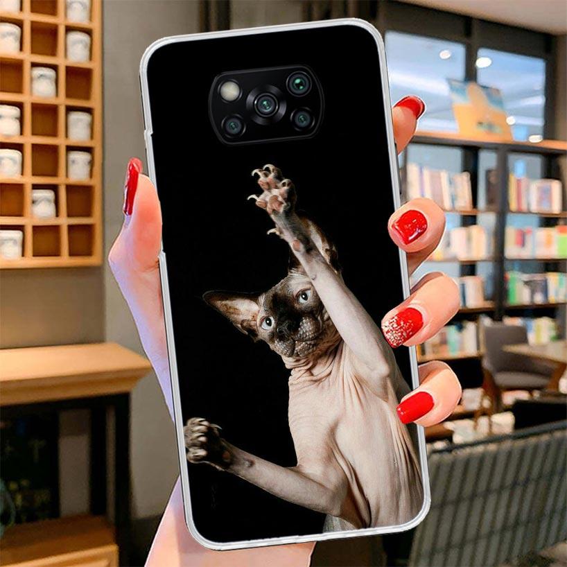 Lavaza Sphynx Sphinx Cat Cover Phone Case For Xiaomi Poco F7 Ultra X7 X6 X5 Pro M7 Redmi 15C 15 13C 13 12C 12 10C 10 9A 9C 9T 9