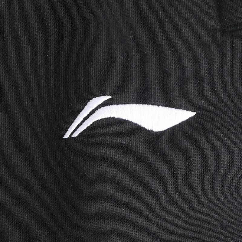 Li Ning Коллекция бадминтона, Вышитый логотип, Удобные, С флисовой подкладкой, Термо, Хлопок, Полиэстер, Вязаные спортивные штаны YZMB13-2