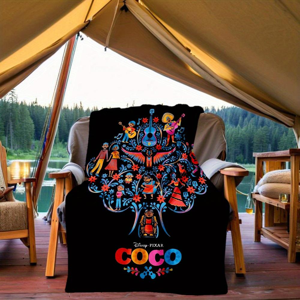 1pc, Disney Coco Blanket Soft Throw Blankets for Bed Couch Sofa, Living Room, Travel, Outdoor Blankets, Camping