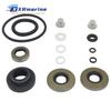 Lower Unit Gearcase Seal Kit with Drain Screws Fits for OMC Johnson Evinrude Outboard Motor 396350 0396350 777568 0777568