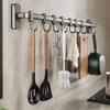 One Piece Kitchen Wall-mounted Nail-Free Hook Shelf Wall Mounted Hook Kitchen Hooks Key Holder Towel Rack Kitchen Hook Wall
