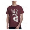 Футболка Rock Cat Playing Guitar Funny Guitar Cat Men T-Shirt Hiphop Oversize T Shirt Casual Cotton Daily Four Seasons Streetwear Tees