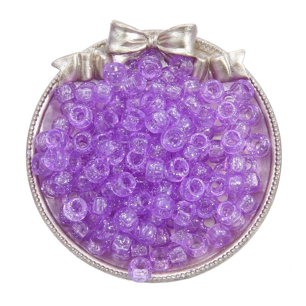 Акриловые бочкообразные бусины с большим отверстием 9x6 мм для изготовления браслетов своими руками