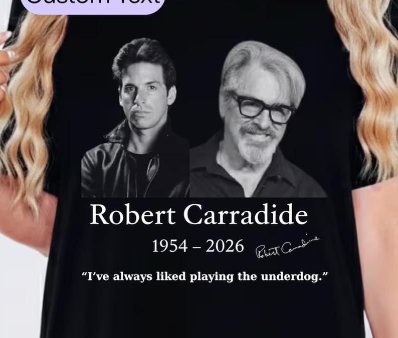 Robert Carradine Signature S5XL BLACK Quote TShirt Unisex T-Shirt