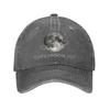 Artemis II Copy Moon Joy Minimal Full Moon Unstructured Baseball Caps Distressed Cotton Space Snapback Unisex Women Adjustable Hats