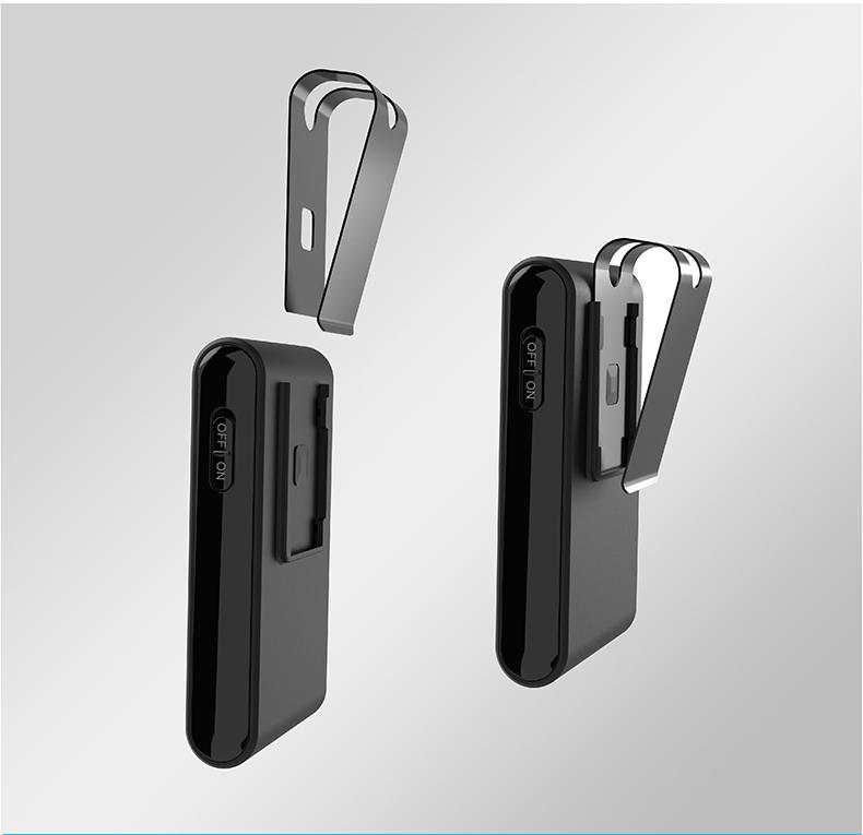 Bluetooth 5.0 Car Kit Speaker Sun Visor Clip Wireless Handsfree Audio Receiver Speakerphone Loud Music Player Dual Microphone