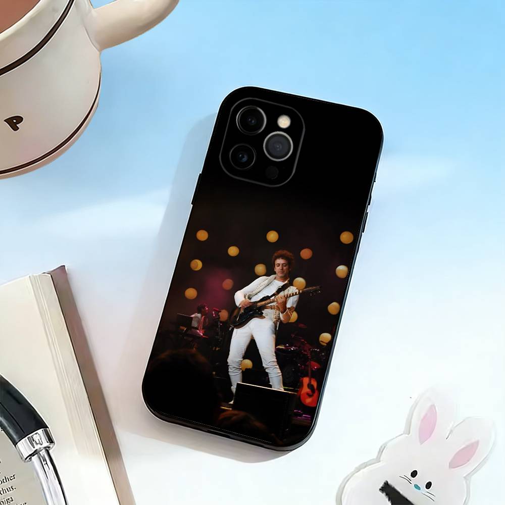 Чехол для телефона S-Singer Gustavo Cerati для iPhone 17, 16, 15, 14, 13, 12, 11 Plus, Pro Max, Другие Мягкий Черный Чехол