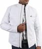 Handmade Men's Pure White Leather Jacket Genuine Leather Casual Wear Jacket