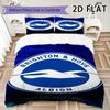 Brighton Pattern Bedding uilt Set uilt Cover Pillowcase Home Decoration Birthday Gift (1 * duvet cover + 2 * pillowcase  without core)
